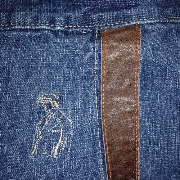 Vintage Don 40 Mens Baggy Retro Logo Jeans - Picture 3 of 8